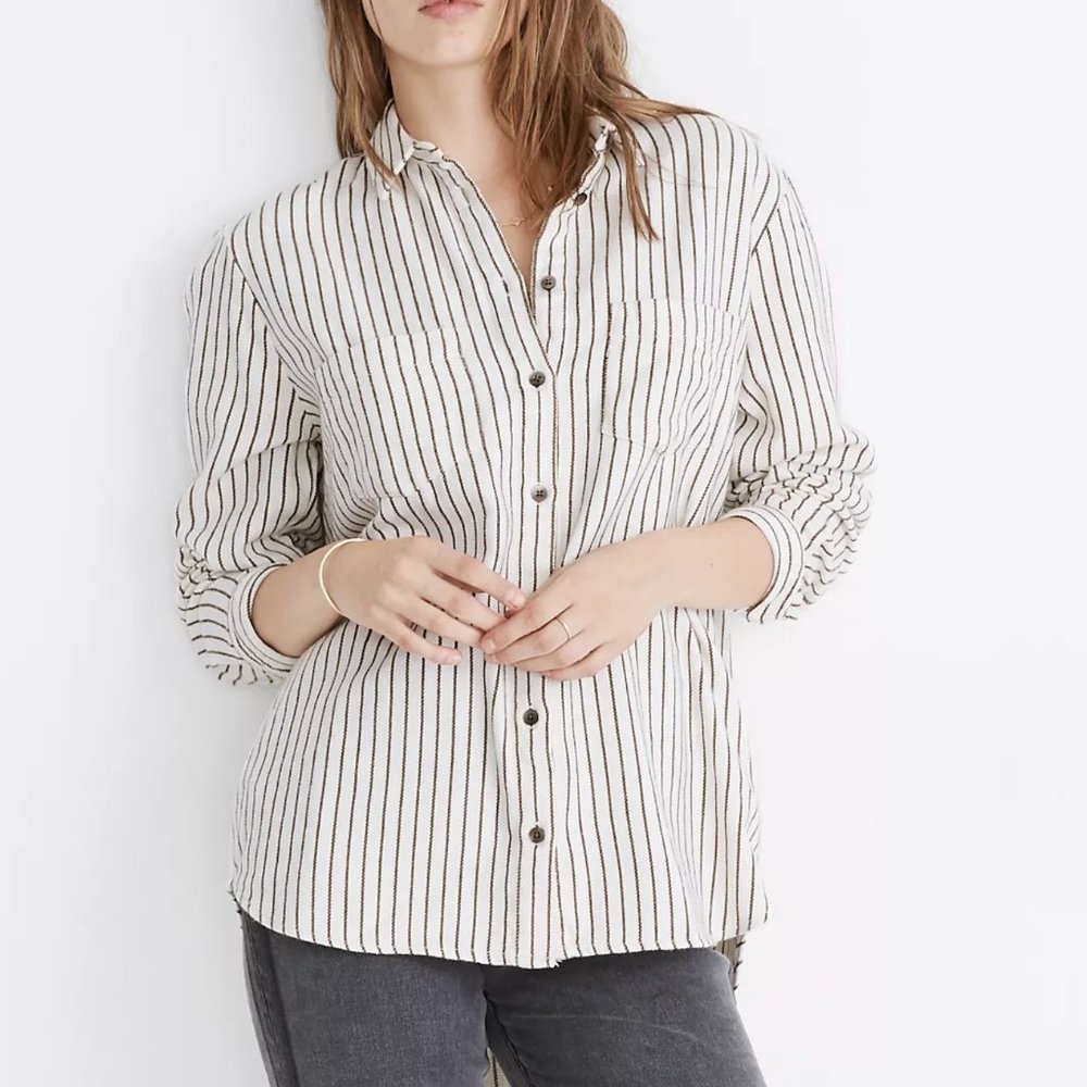 Flannel Sunday Shirt in Creeland Stripe